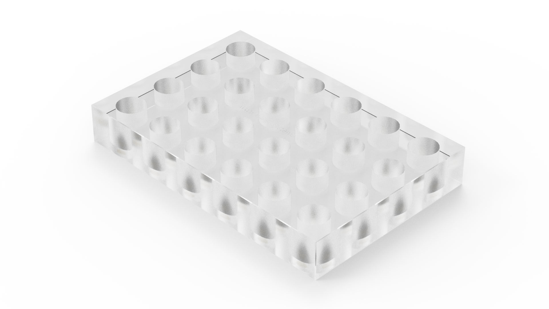 GLASS PLATE 1700 SPOTS ISO