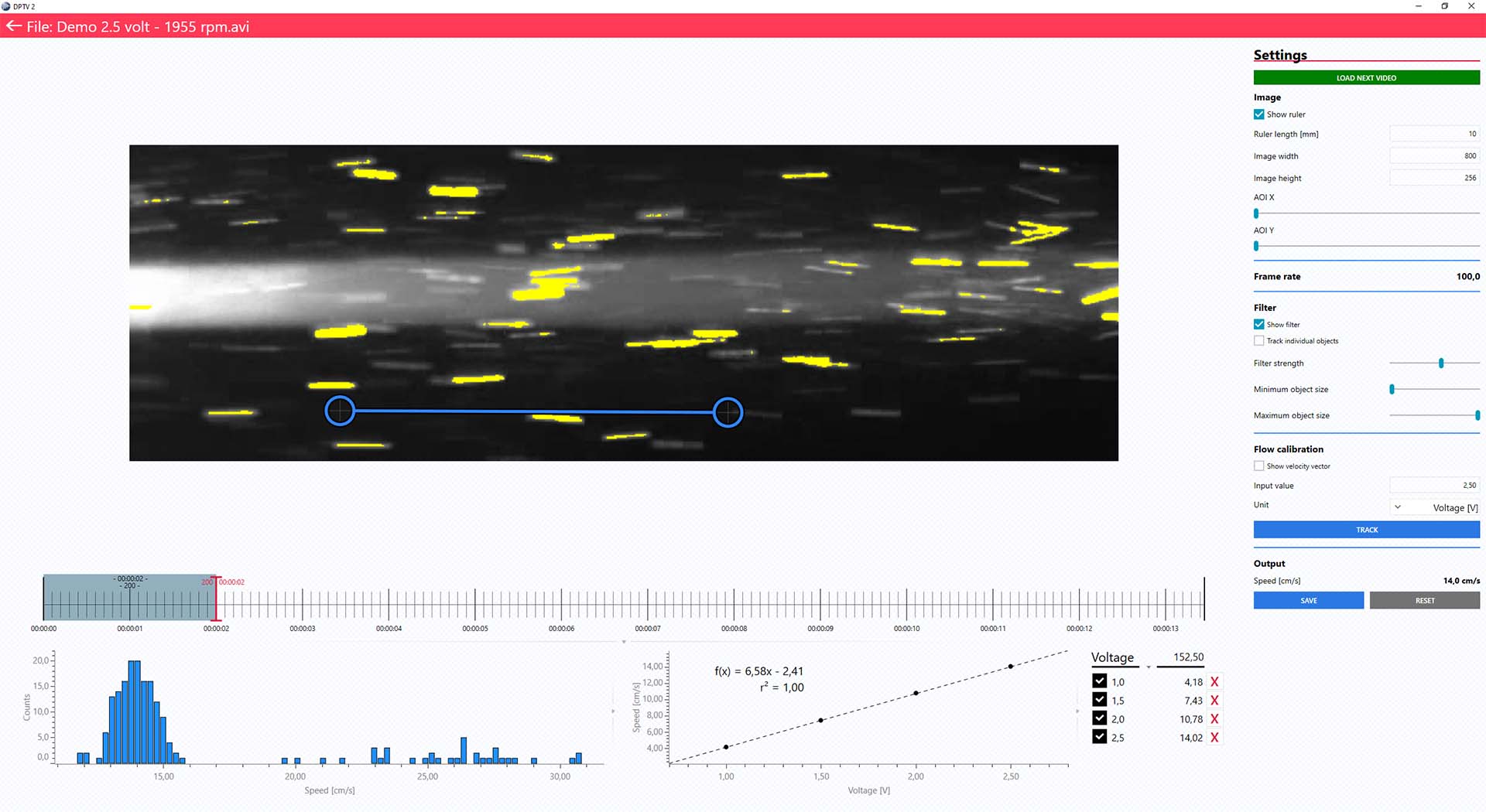 DPTV 2 Manual Calibration With Data